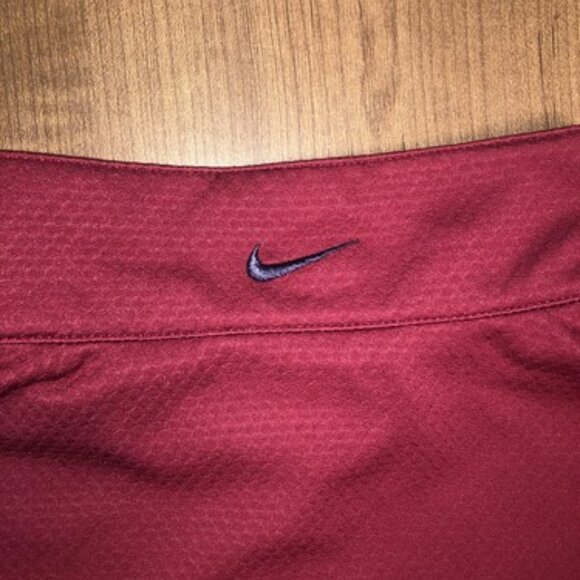Nike Golf Quarter Zip Jacket Red Large Men’s Golfing Sports Nike Fitdry Logo - Picture 8 of 9